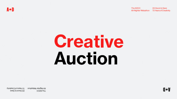 Bid on an amazing piece of artwork from <a href="/westsidestudio/">Westside Studio</a> and <a href="/chairmanting/">Chairman Ting</a>, a coffee chat with a top creative director or even lunch with <a href="/terryoinfluence/">Terry O'Reilly</a>. All the proceeds go to keep the ADCC alive and well: bit.ly/adcc-auction