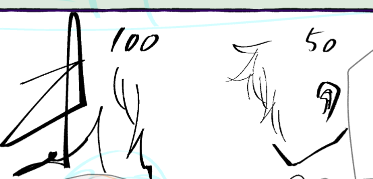 前回の原稿で これでおちつこ というクリスタアセットにあったわりばしペン これa Iq2億のエメフラちゃんの漫画