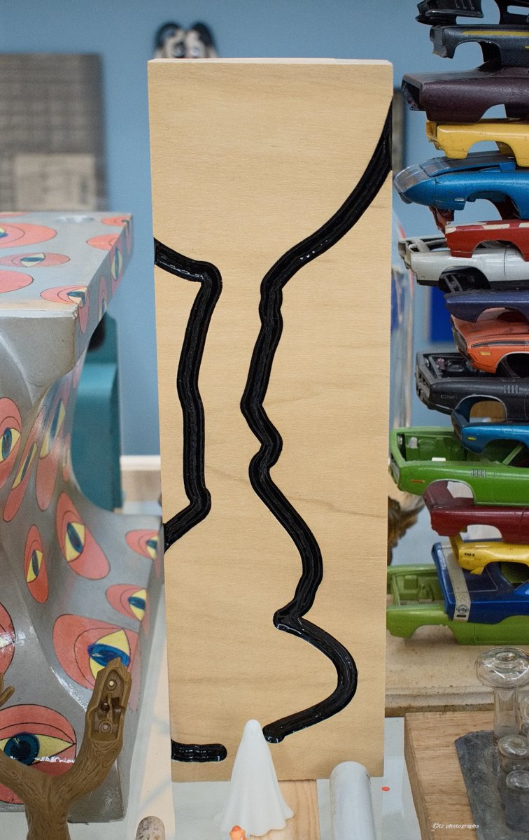 tzphotos4's tweet image. 渋谷パルコ2F OIL by 美術手帖 「PARALLEL ARCHEOLOGY」展よりアーティストBIEN氏の作品群 3-3
④は #stickerseal （天王洲で）
BIEN's first curation exhibition “PARALLEL ARCHEOLOGY” July 2020.