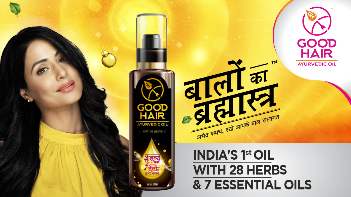 GoodHairAyur's tweet photo. Struggling with constant hair loss and thin hair?
Worry no more!
#BaalonKaBrahmastra is at your rescue with the power of 28 therapeutic herbs and 7 essential oils. #HairfallSolutions #HairCare #GoodHair https://t.co/pMTicFtocv