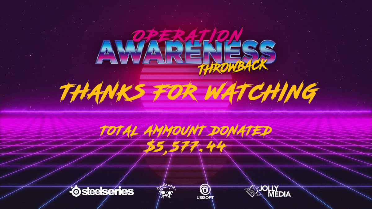 MattM_Media's tweet photo. It was an absolute pleasure and honour to work on #OAThrowback. Its phenomenal to see the Rainbow 6 ANZ community come together for such a great cause! Thanks to @SkyeCasts @GuzzCasts @TwitchLozza361 for giving me a chance to help out again!! https://t.co/cx2zb4vKYD