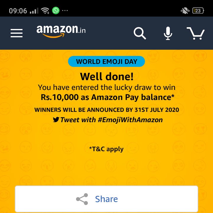 SJD72489404's tweet photo. S J.D. @SJD72489404 
#EmojiWithAmazon https://t.co/8XBGlda9wY