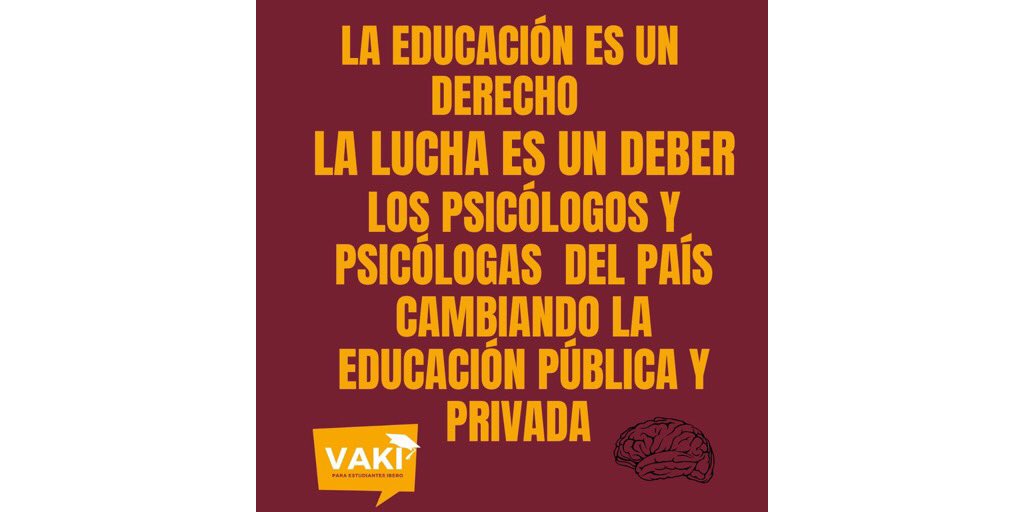 vakiibero's tweet photo. #AyudaEstudiantesPsicología ll La educación es un derecho, la lucha es un deber. 
- 10 Estudiantes de Psicología con el sueño de ser profesionales. 
¡Súmate a la idea que entre todos es posible! 🧠🎓♥️ #10Julio #Bogotá #Donación https://t.co/R2Uz9YDW0g https://t.co/ss7rNNbtdQ