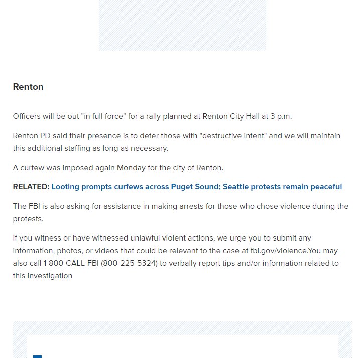 regional reporting indicates the curfew has been extended beyond downtown to the entire city of Seattle and even further into the surrounding Puget Sound area