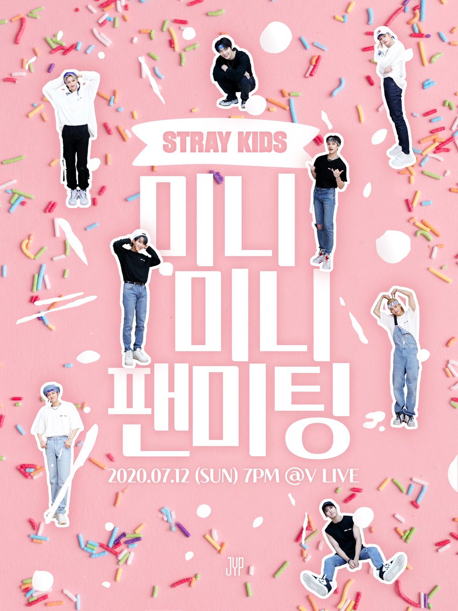 [스키지기]
기다리고 기다리던 미니 미니팬미팅 D-1!💓 스키즈가 STAY를 위해 아주아주 귀여운 미니팬미팅을 준비했다구요😉👏 스키즈가 또 어떤 귀염뽀짝함을 보여줄지!✨ 너무 기대돼요!😆 7월 12일! 일요일! 오후 7시! V LIVE에서 꼭 만나요~🙌💕