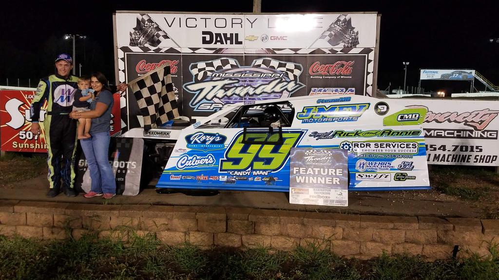 DanBaileyMTS's tweet photo. Josh Angst (#99) wins the Rivercity Manufacturing USRA Modified Division Feature! #MTS #MTS_USA #MyTrackMyRoots @ThunderAtMTS @NascarHomeTrack https://t.co/3zpF8LHFAV