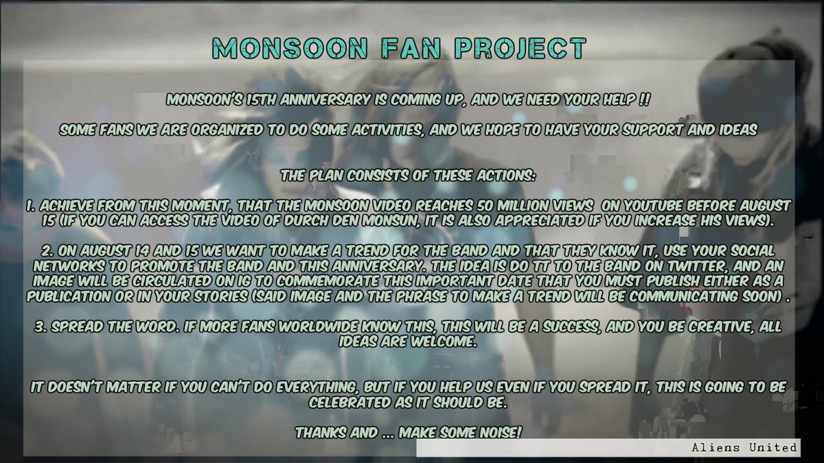 BTGG's tweet photo. would you be meaning THis one? 😘
@TokioHotel's #Monsoons15thAnniversary 
ist coming up #Aliens! 
Plz Check out THis #THAlienFanAction 
#MonsoonFanProject 丰 💘 https://t.co/rgQ7z8QcLT
