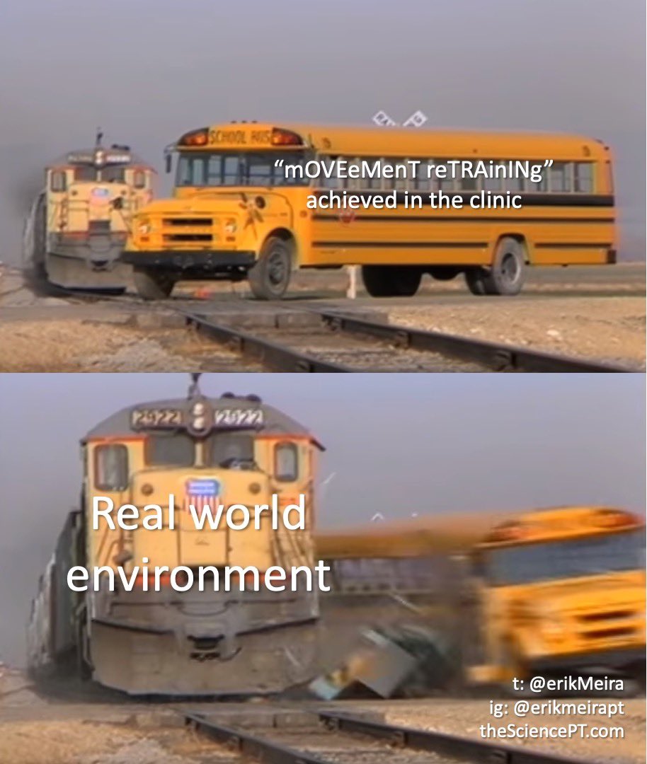 “mOVEeMenT reTRAinINg” achieved in the clinic...