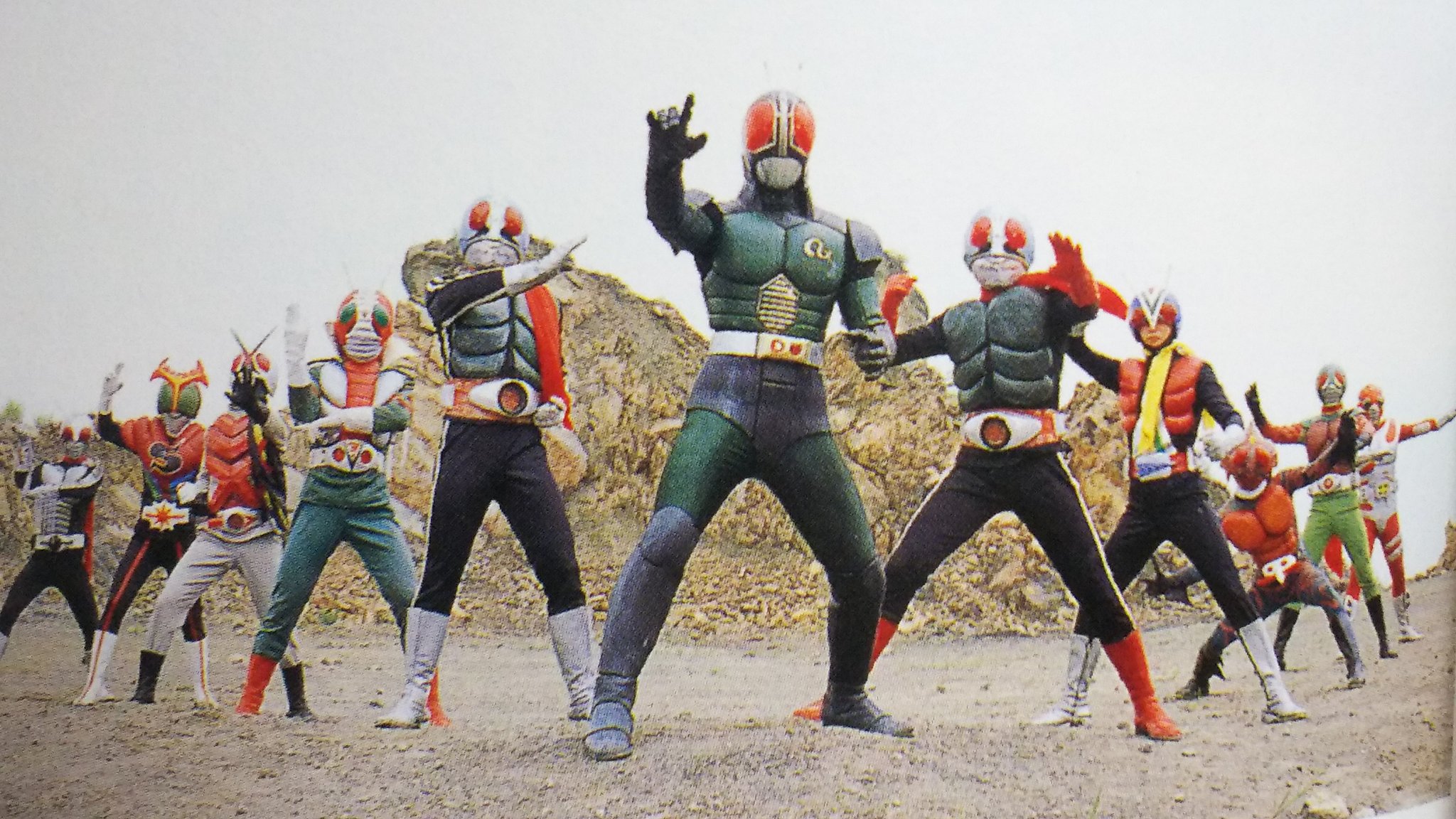 تويتر 中原伸明 على تويتر 仮面ライダーブラックrx 昭和仮面ライダー 仮面ライダー 仮面ライダー集合 ついに 昭和仮面 ライダーたちと 仮面ライダーブラックrxが 再会して 打倒クライス帝国に 戦いを挑む 歴代ライダーの登場は ファンとして嬉しい