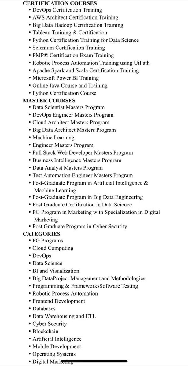 Sanjo_Jose's tweet photo. Learn and Upskill yourselves during this lockdown! Choose from a variety of courses and certifications. To know more visit us https://t.co/rW55tH0Viq or DM me.
.
#PGProgram #certification #ML #AI #DataScience #RPA #Blockchain #cryptocurrency #BTC #Eth #ZLF #TRX https://t.co/rU1JjvQwWd