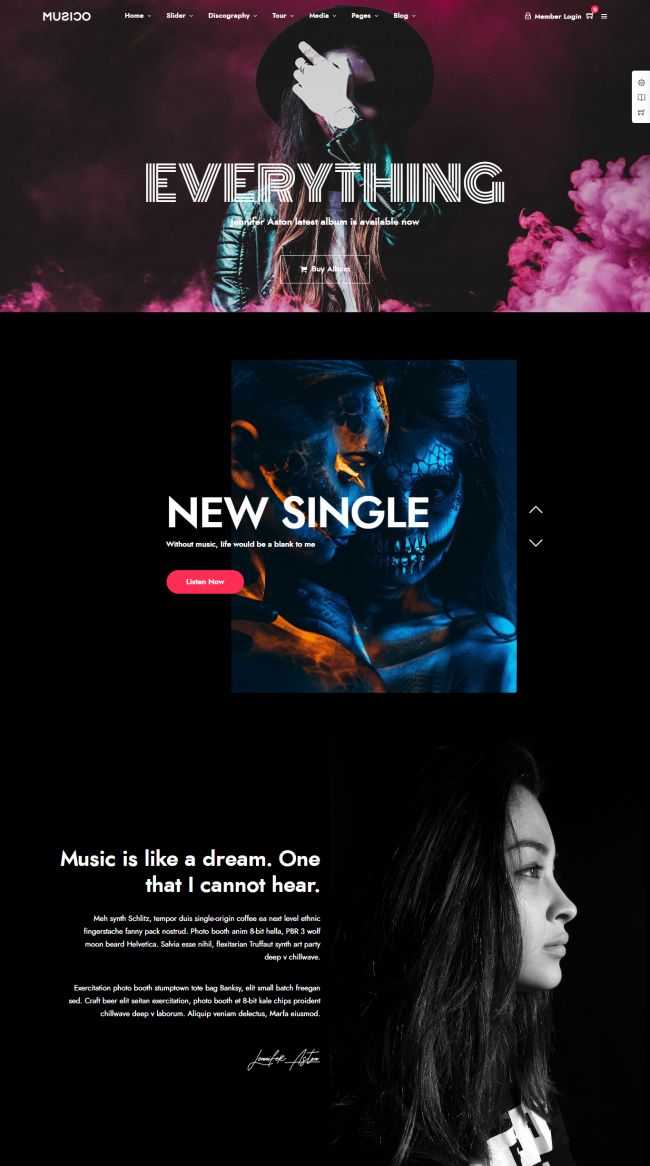 VinobaSunil's tweet image. Music WordPress Theme

#MusicWordpress #MusicalWordpress #MusicBandWordpress #MusicCompanyWordpress #MusicAlbumWordpress #MusicSingerWordpress #SingerPortfolio #SingerBlog  @ affiliyo.com/post/music-wor…