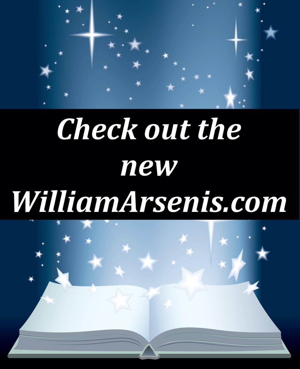 Check out the upgraded author website WilliamArsenis.com #novels #WilliamArsenis #WhenDeathWontDo #TheParadiseSyndrome #Saga #scifi