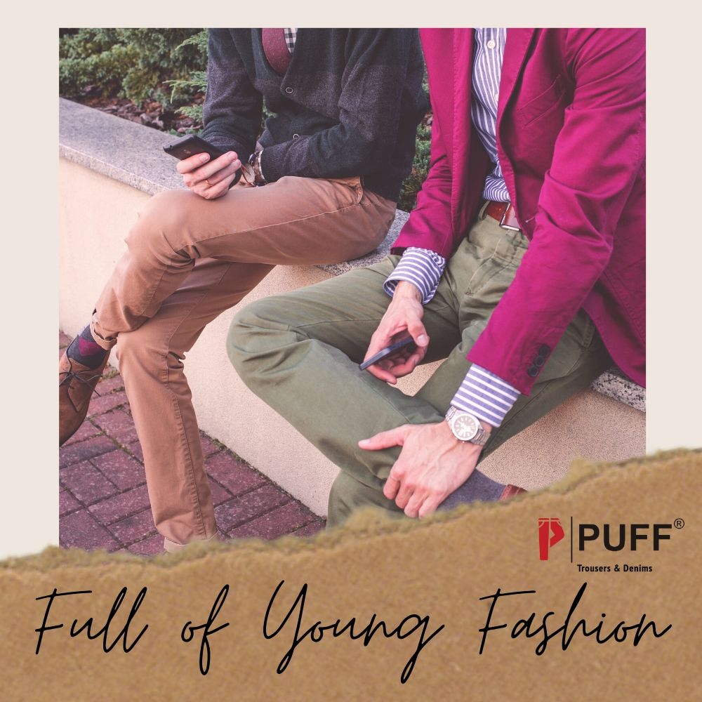 puff_jeans's tweet photo. The difference between style &amp; fashion is QUALITY 💯

Keep your style on point! A flexible new approach to your workwear with the versatile chinos by PUFF. 

#trousers #chinos #jeans #formalpants #cargos #OOTD #workwear #style #fashion #puff https://t.co/sU7BzRtnDQ