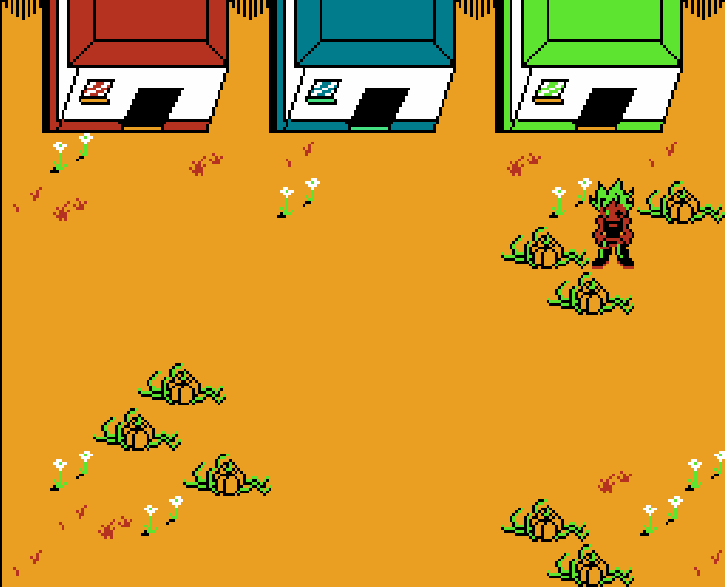 SubterraneanEx's tweet photo. Still working on this, here's a WIP of the village π
#BatJones #NES #NESmaker #pixelart #pixelartist #indiegame https://t.co/ZjnUlxn9I2