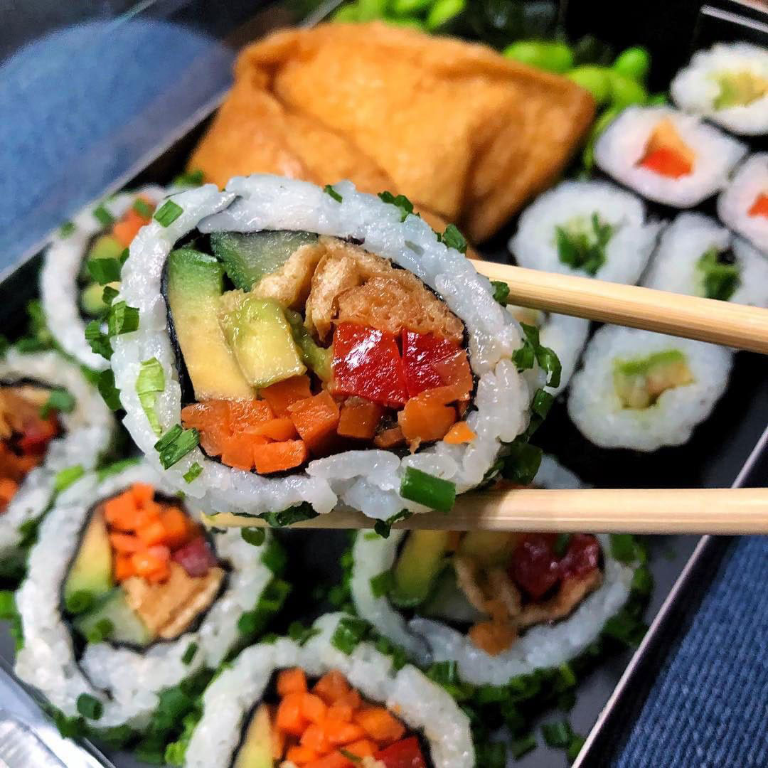 Wasabi_UK's tweet photo. A branch we've been asked about a lot recently is London Victoria and we're pleased to say it's now open again! Go get your Yasai Roll Set for takeaway or get it delivered from its sister branch 161 Victoria Street π #nowrollingagain #EnjoySummerSafely https://t.co/ChlpYmbspC