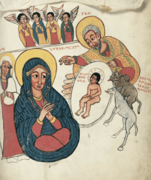 This story is WILDLY popular and appears in numerous versions of the Täˀammərä Maryam [The Miracles of Mary], which were Ge'ez collections of Marian miracle stories mostly written by Ethiopian authors. Many of them are BEAUTIFULLY illustrated.