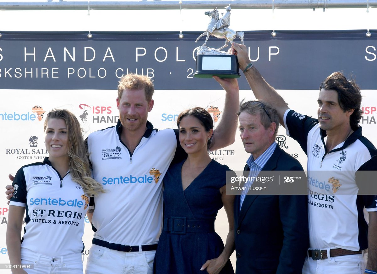 Harry & Meghan at Sentebale ISPS Handa Polo Cup at the Royal County of Berkshire Polo Club on July 26, 2018