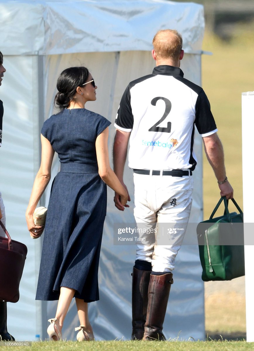 Harry & Meghan at Sentebale ISPS Handa Polo Cup at the Royal County of Berkshire Polo Club on July 26, 2018
