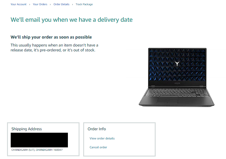 thepaultalks's tweet photo. Hi @amazonIN , @JeffBezos , truly disappointed in amazon customer service (I believed amazon was Customer centric company)
* Ordered laptop and Extended warranty on 29June2020 on  sale
* Item dispatched and was supposed to reach customer on 1 July 2020
* Laptop not delivered yet https://t.co/Sll8s0BzCZ