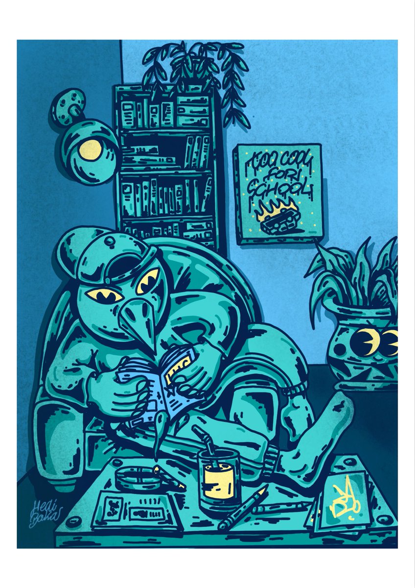 Baptisteszu's tweet photo. Aujourd’hui avec Hedi Baka on vous propose l’affiche TOO COOL FOR SCHOOL🔥
Dispo ici : https://t.co/xkB20GImXt
-
Formats A4 (21 cm x 29,7 cm) à 20€ et A5 (14,8 cm x 21 cm) à 15€.
En 10 exemplaires seulement ❤️
-
-
-
#illustration #affiche #poster #posterart #art https://t.co/lmOjb2ZiXi