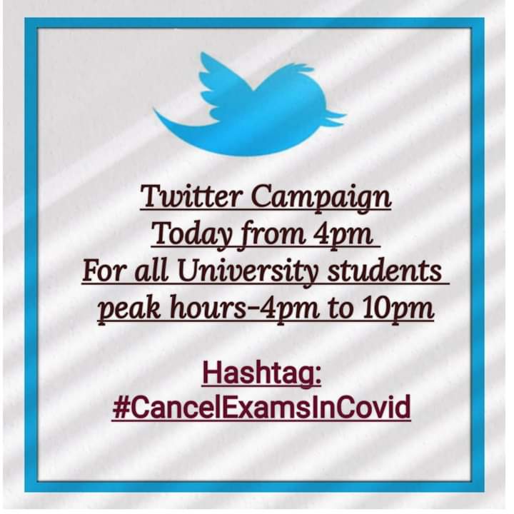 BengalAgainstE1's tweet photo. #CancelExamsInCovid
We are strongly opposing UGC Guidelines @ugc_india @jdhankhar1 @HRDMinistry @DrRPNishank @narendramodi https://t.co/73FVCCB5me