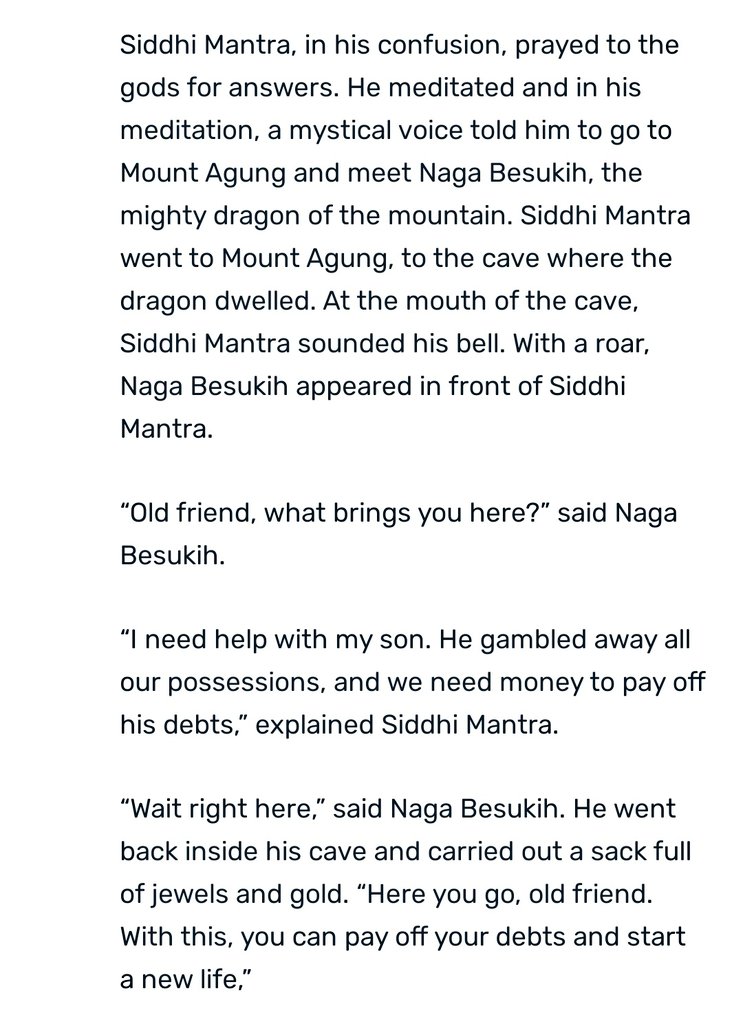 I came across a Basik Nag folk story too