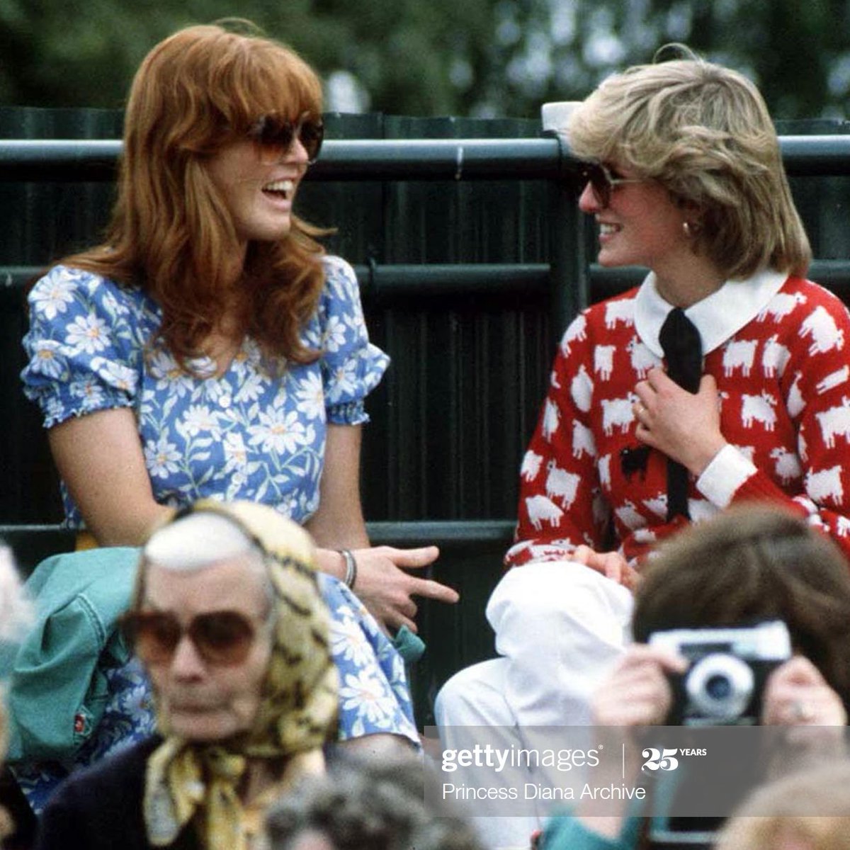 Sarah and Diana, Guard's Polo Club, Windsor, 1982Again, same venue in 1983, also with Charles...