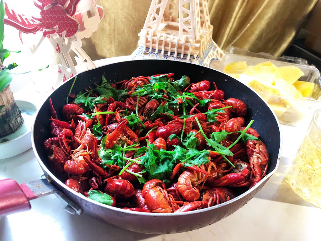 时隔一个多月 亲手制作小龙虾🦞