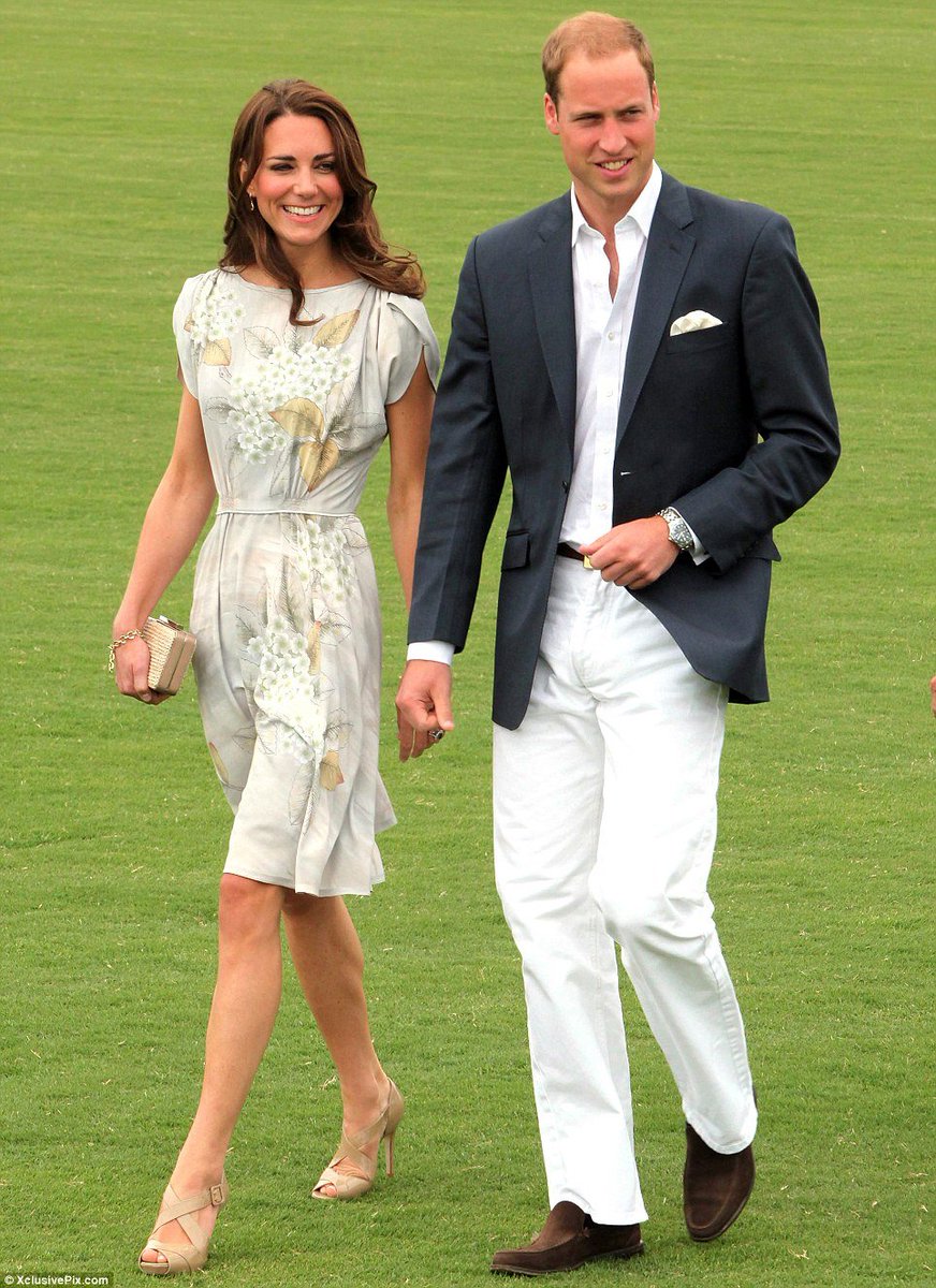 William and Kate at Santa Barbara Polo Club, California in 2011...