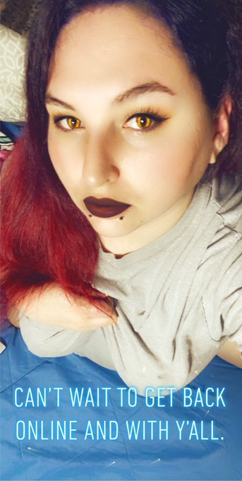 I Miss you all. I can&rsquo;t wait to get back online 💋🖤. https://t.co/TSsC3Y79wp<a href="/tag/onmfc"class="tags"><span>#onmfc</span></a>