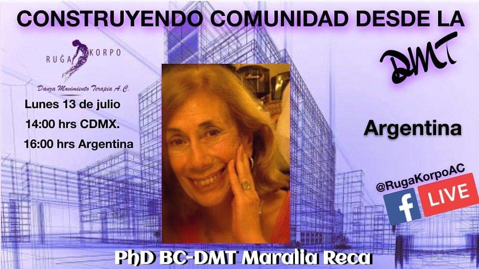 RugaKorpo's tweet photo. Los invitamos a que se conecten a                Tendremos la segunda parte de la charla con la PhD BC-DMT Maralia Reca pionera de DMT en Latinoamérica quien nos compartirá su historia desde la llegada a Argentina en tiempos de dictadura, su nombramiento ante la ADTA, etc. #DMT https://t.co/youYhPhlx4