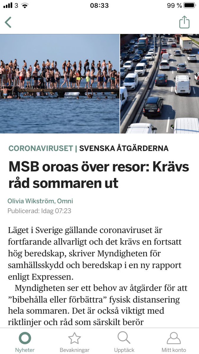 Dååååå skulle ni kanske gett fan i att låta oss resa. Bara en tanke. 🙃