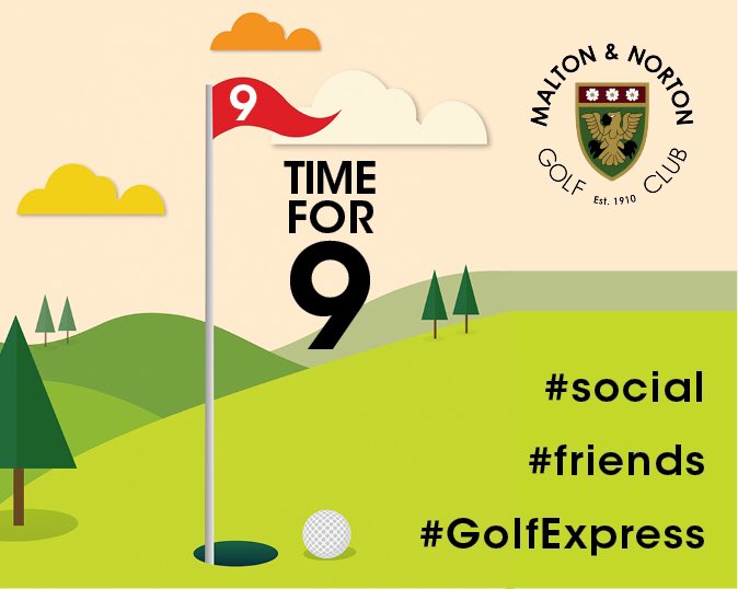 mandngc's tweet photo. Come &amp; try our 9 hole Derwent Course for only £10. Its great way to play golf in under 2 hours. Book at https://t.co/Kf0LQarNgE     #GolfExpress #Alltheshots #Halfthetime https://t.co/6oyX5NCfPs