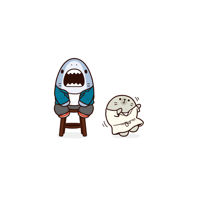 「鮫 シャツ」のTwitter画像/イラスト(古い順)