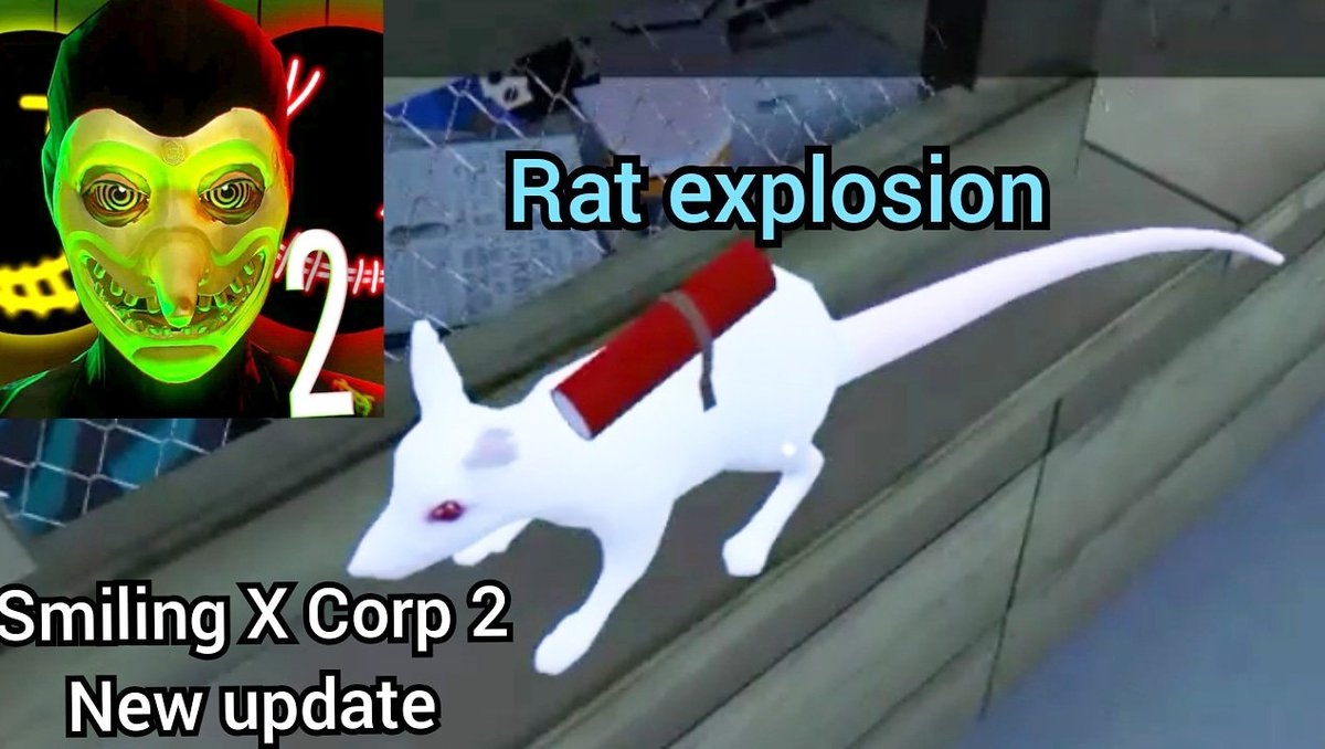 CaffeinatedYT's tweet photo. Smiling X Corp 2 new update is out!
Blow out the Boss with Rat explosion
Video: https://t.co/uodv2TQFWT
#IndieFist #SmilingX #SmilingX2 #horrorgame #scarygame #IndieGame #android #mobile #iOS https://t.co/dDiFPftABx