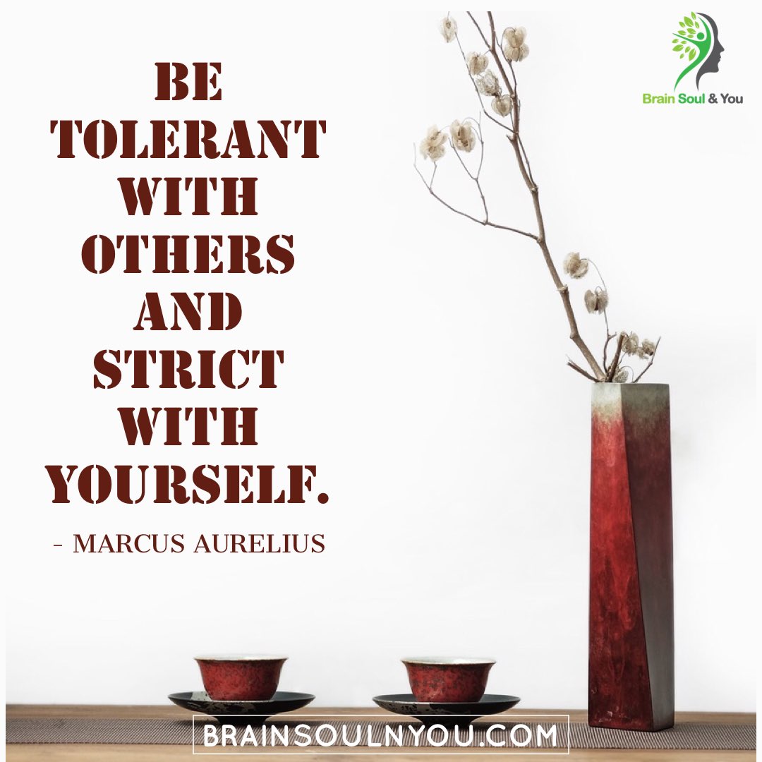 BrainSoulnYou's tweet image. Be tolerant with others and strict with yourself.

Marcus Aurelius

#ChangingMind #Unity  #subconsciousmind #motivation #inspiration #positivity #transformation #change #success #Trending
#brainsoulnyou

brainsoulnyou.com