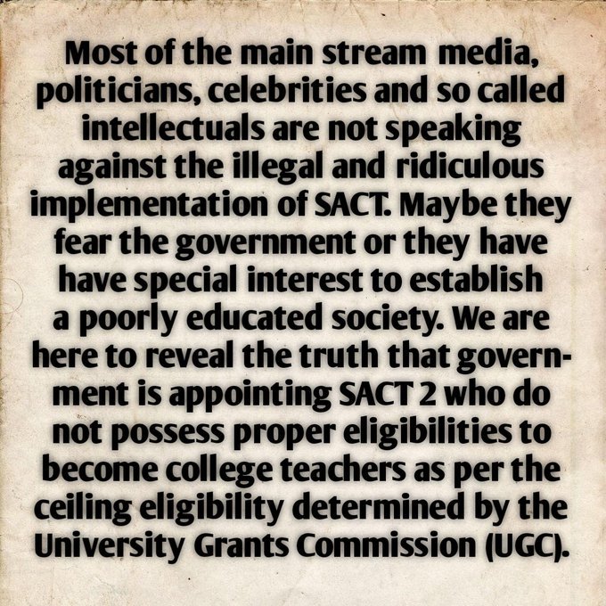 Achinta_soch's tweet image. NET/SET/JRF/M.Phil/PhD is now a joke in West Bengal. The govt. is promoting their cadres in the colleges of West Bengal. Soon all college across the state will become party office. Why @ugc_india is silent in this matter? #RevokeSACT #Save_HigherEducation_Wb