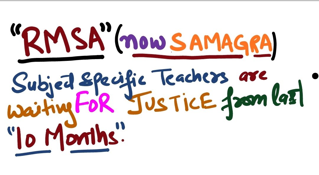 ForRmsa's tweet image. #We_want_Justice #Justice_For_RMSA_Subject_Specific_Teachers
#Everything_is_there_but_without_Teachers.
@AsgarSamoon @ManhasArun @PMOIndia @DrJitendraSingh