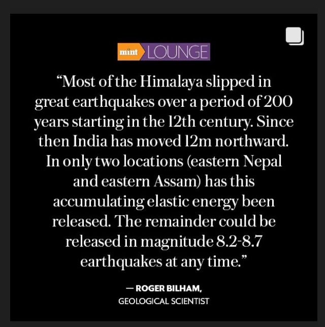 Geological scientist Roger Bilham spoke to me about his conclusions after reviewing 1,000 years of historical Himalayan earthquakes.