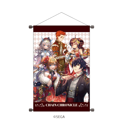チェインクロニクル公式 7周年を記念し新グッズが登場 7th Anniversaryを記念した第3部主人公たちの華やかな姿のタペストリーなどが登場 さらに人気キャラ グランドキャラの缶バッジ アクリルキーホルダー アクリルフィギュアも お求めは