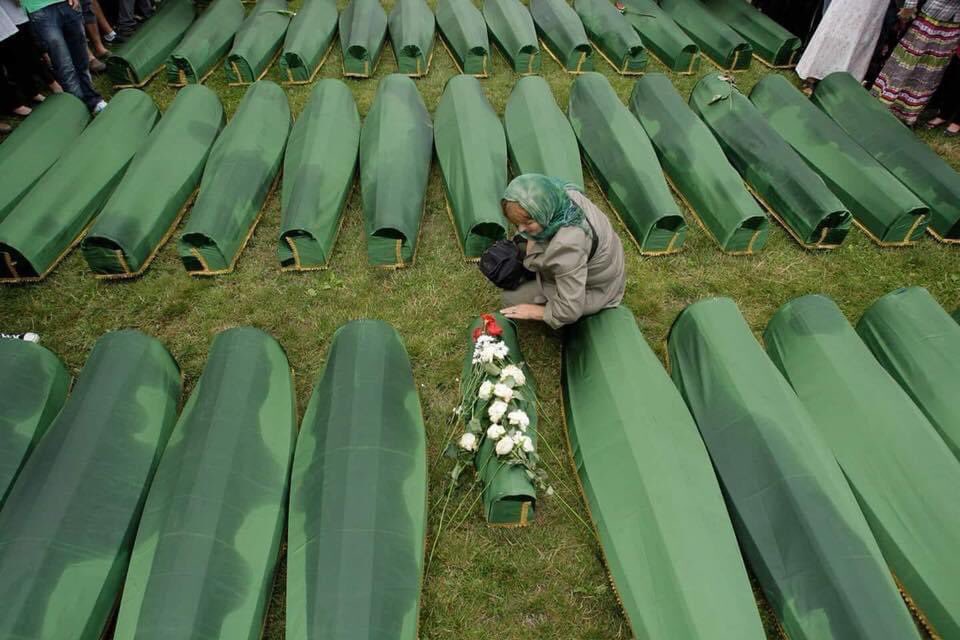 ikalin1's tweet photo. July 11, 1995 #Srebrenitsa genocide. 
We will never forget. 
We will never forget who did it and with whose support. 
We will never forget the unspeakable violence and suffering the Bosnian Muslims had to endure during this shameful war. https://t.co/7cLVzxgTZG