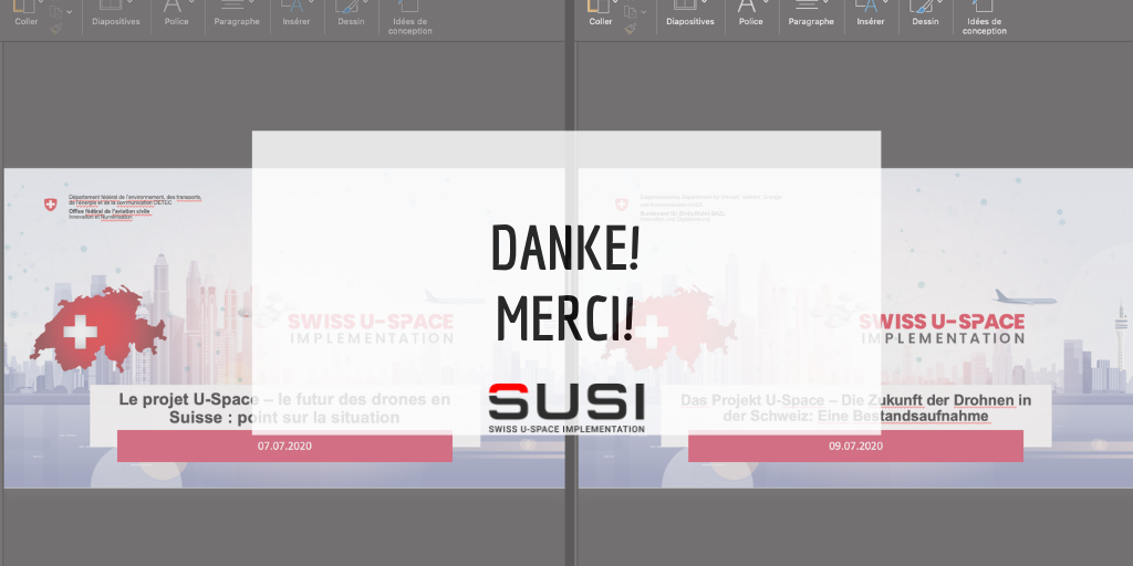 swiss_uspace's tweet photo. The two webinars on "The U-Space project: the future of drones in Switzerland: an update of the situation" are over. We wanted to thank you for your interest in the topic.
#utm #uspace #drones #innovation #swisstech https://t.co/mfWvsHc7Pq