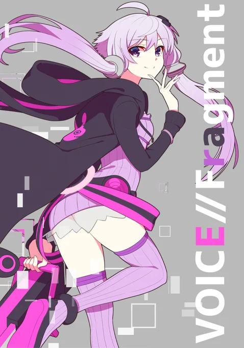 無事入稿できました～～～!!!
ボイロの初期絵から最新までを纏めたフルカラーイラスト本です。(.hack衣装の絵多ない?)
#ボイスコネクト 