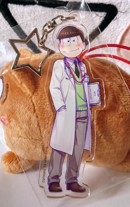 MYDOOさんで自分用の三男アクキー作ってもらっちゃった～!??とっても綺麗に仕上げていただき嬉しいです!ありがとうございます!!?? 