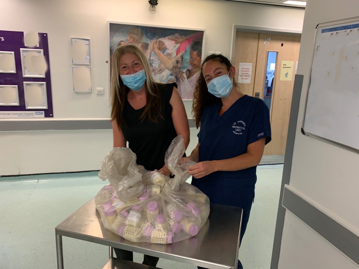 serv_sl's tweet photo. The 1st - 7th August is World Breastfeeding Week 2020 and SERV SSL will be sharing some stories and introducing some of the legends that make this service possible... like the wonderful Daniel and Sheshe at St Georgeโs Neonatal... always ready with a smile #itswhatwedo #servssl https://t.co/GBJUlpGsvf