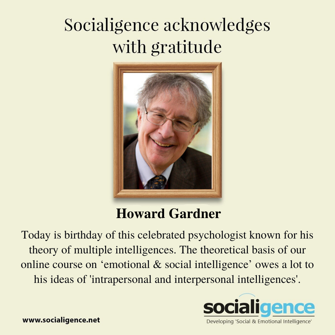Dr_SandeepAtre's tweet image. Newton said “If I&apos;ve seen further, it&apos;s by standing on shoulders of giants”. We agree!
#Howardgardner #birthday #multipleintelligence #IQ #psychology #neuroscience #legend #onlinecourse #emotionalintelligence #socialintelligence #EQ #Brainandbehavior #Neurpsychology #gratitude