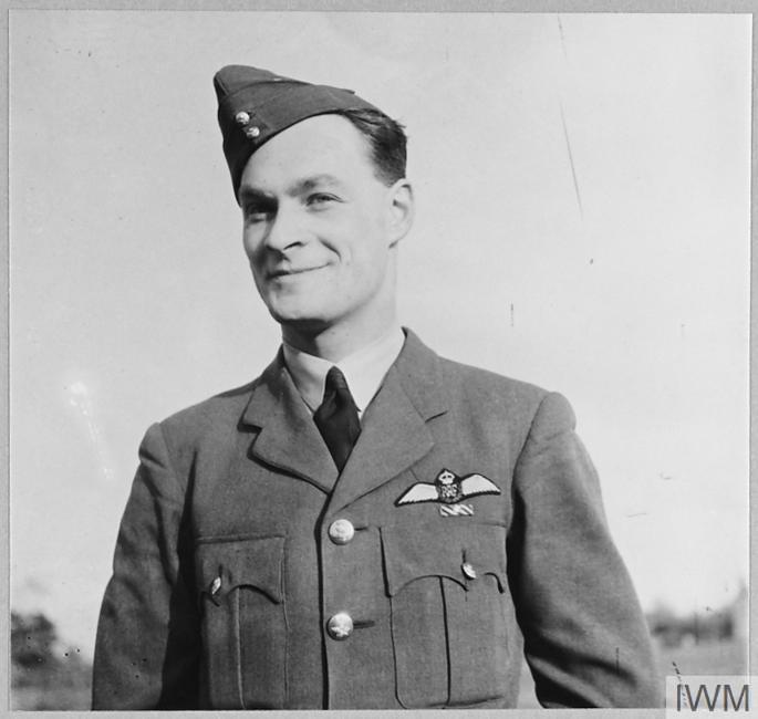 This is not a picture of Merlin the wizard. This is Flight Lieutenant Taylor, described by the wartime caption as a 'Reconaissance Wizard' after being awarded the Distinguished Flying Cross © IWM CH 2172 https://www.iwm.org.uk/collections/item/object/205443340