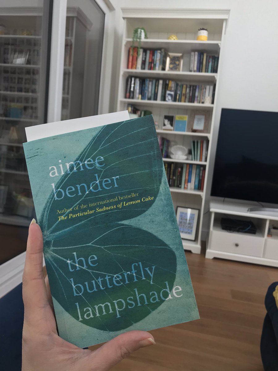 BookishChat's tweet photo. Morning kids.
Making a start on #TheButterflyLampshade by #AimeeBender this morning.
#saturdayreading @HutchinsonBooks https://t.co/f3izw3S5Bl