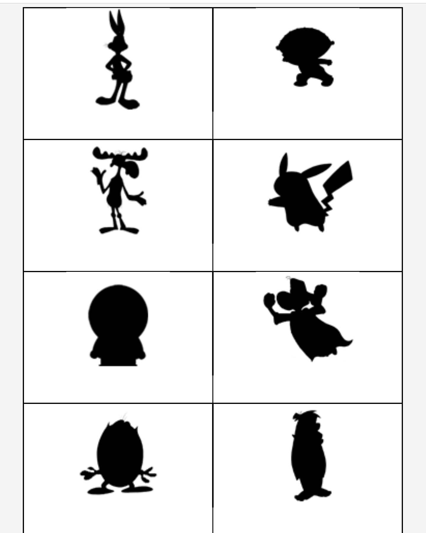 Big Quiz Night In Part 2 Of Guess The Cartoon Characters From Their Silhouettes Quiz Cartoon Bigquiznightin Pubquiz T Co Ohethlwrxd Twitter