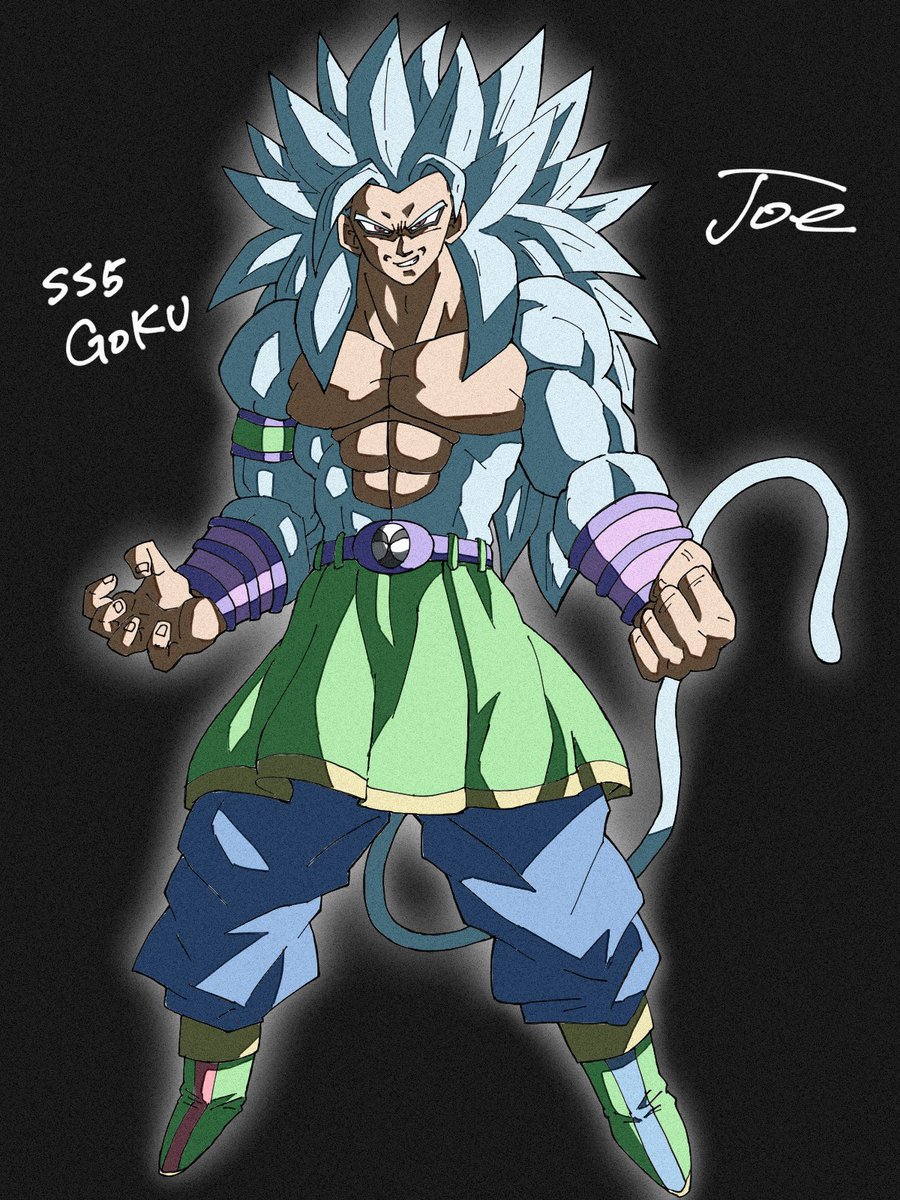 NORIZOO様専用 孫悟空ssj5 OC] SSJ5 悟空のアイデアをスケッチしてみた